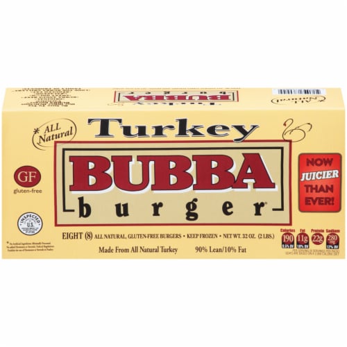 Bubba Burger® Gluten Free Turkey Burgers Perspective: front