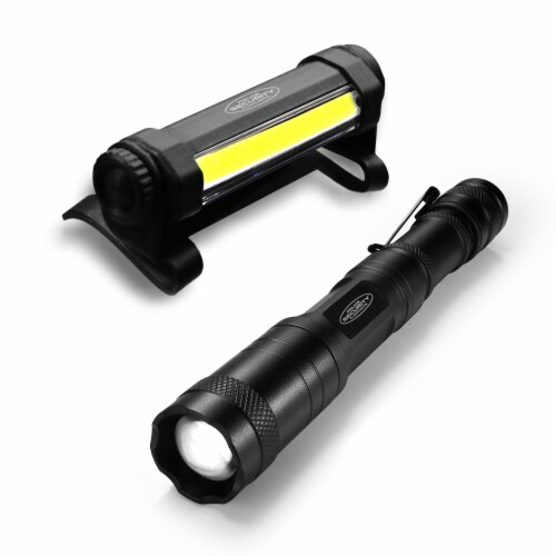 Police Security Do It Bundle Cap Light & Flashlight Perspective: front