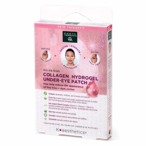 Earth Therapeutics Collagen Hydrogel Under-Eye Patch Perspective: front