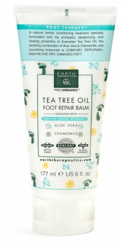 Earth Therapeutics Tea Tree Oil Foot Repair Balm Perspective: front