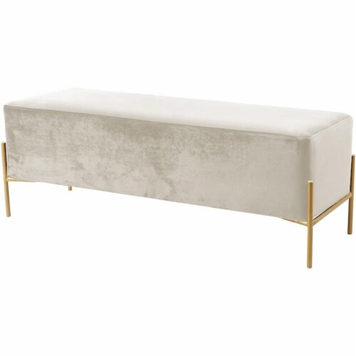Meridian Furniture Isla Velvet Bench Meridian Furniture Isla Velvet Bench