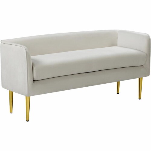 Meridian Furniture Audrey Velvet Bench Meridian Furniture Audrey Velvet Bench