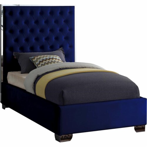 Meridian Furniture Lexi Velvet Twin Bed Meridian Furniture Lexi Velvet Twin Bed
