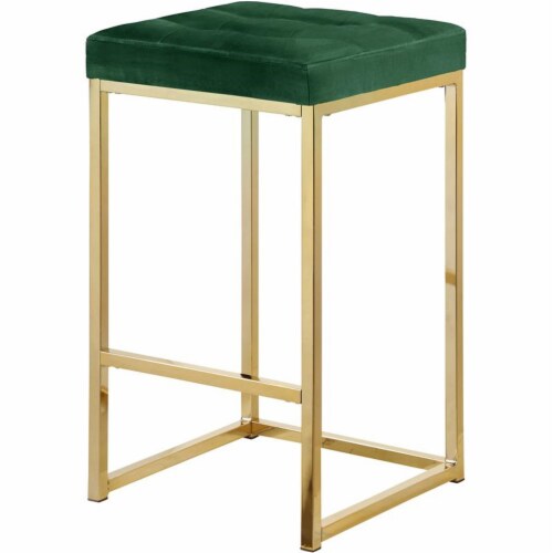 Meridian Furniture Nicola Velvet Counter Stool - Gold