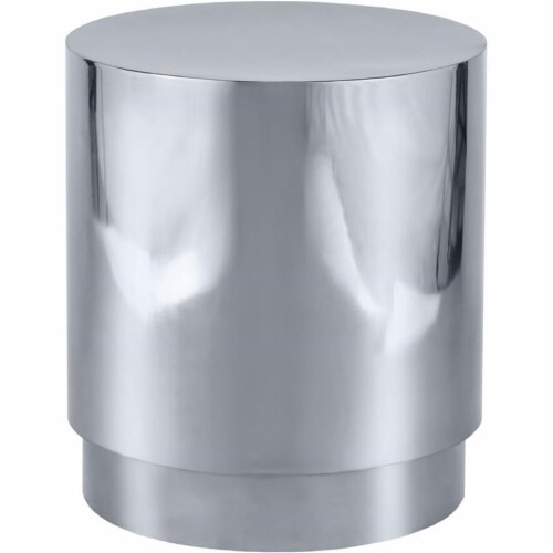 Meridian Furniture Jazzy End Table - Silver Meridian Furniture Jazzy End Table - Silver