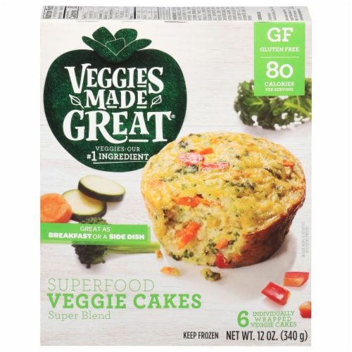Garden Lites Superfood Veggie Cakes Perspective: front