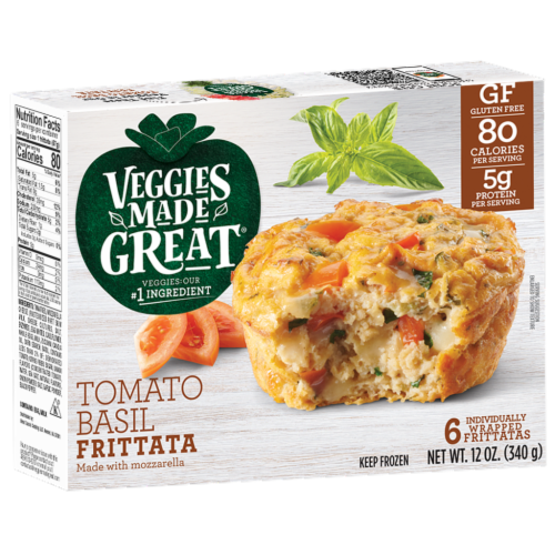 Veggies Made Great® Tomato Basil Frittata Perspective: front