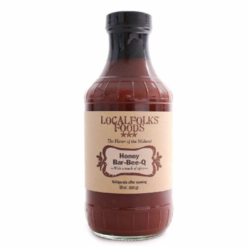 Local Folks Foods Honey BBQ Sauce Perspective: front