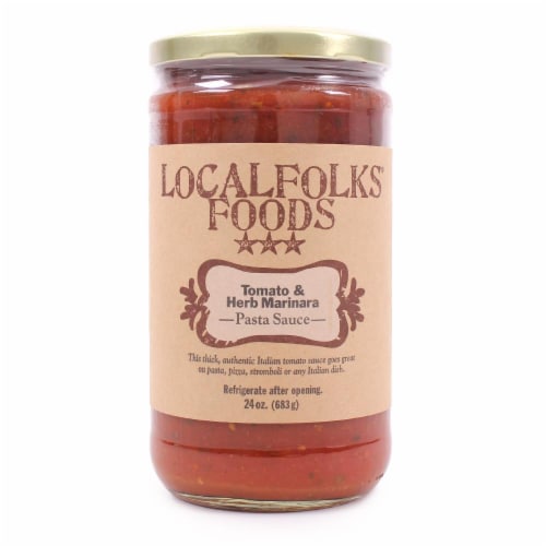 Local Folks Foods Tomato & Herb Pasta Sauce Perspective: front