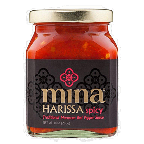 Mina Harissa Spicy Red Pepper Sauce Perspective: front