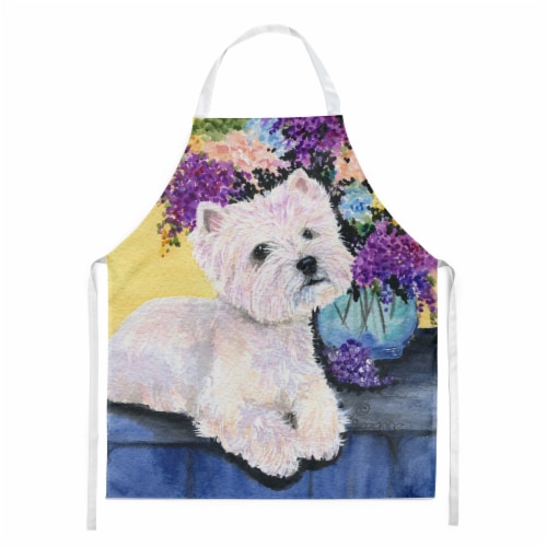 Carolines Treasures SS8291APRON Westie Apron Perspective: front