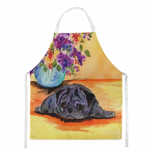 Carolines Treasures SS8298APRON Pug Apron Perspective: front