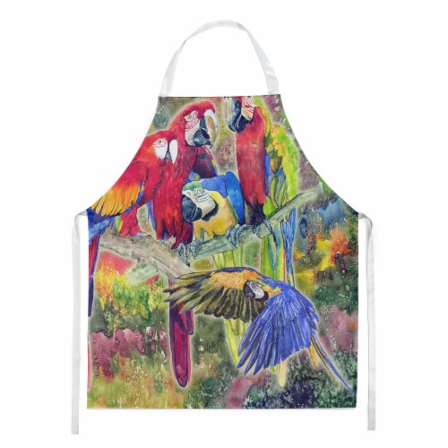 Carolines Treasures  8600APRON Parrot Apron Perspective: front