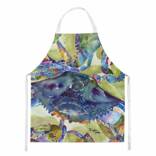 Carolines Treasures  8512APRON Crab All Over Apron Perspective: front