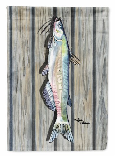 Carolines Treasures 8492GF Fish Catfish Garden Flag Perspective: front