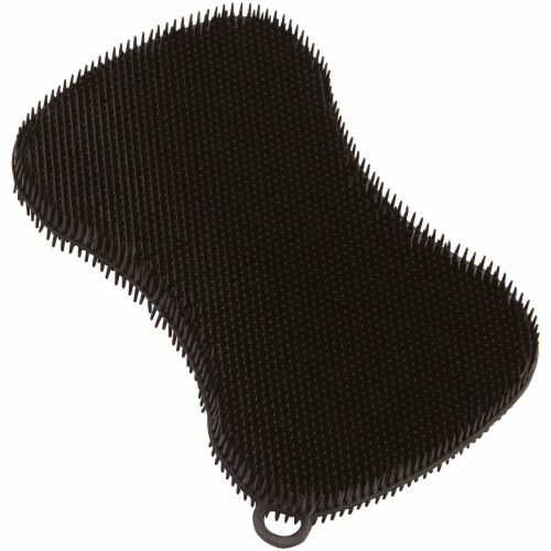 Kuhn Rikon Stay Clean Scrubber Sponge, Black Perspective: front