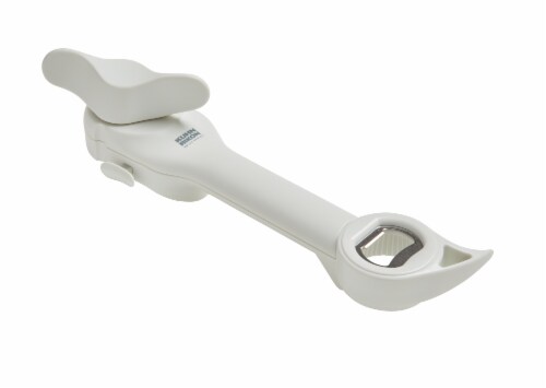 Kuhn Rikon Auto Safety Master Opener for Cans, Bottles and Jars, White Perspective: front