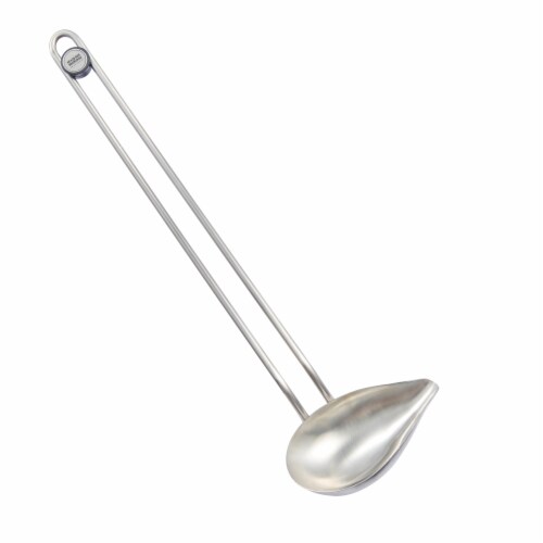 Kuhn Rikon Essential Sauce Ladle, Stainless Steel Perspective: front