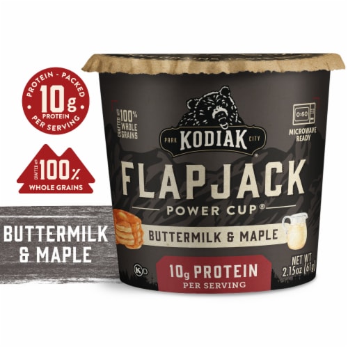 Kodiak Protein-Packed Buttermilk and Maple Pancake Power® Cup with 10g Protein