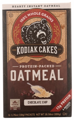 Kodiak Cakes® Chocolate Chip Oatmeal Packets Perspective: front
