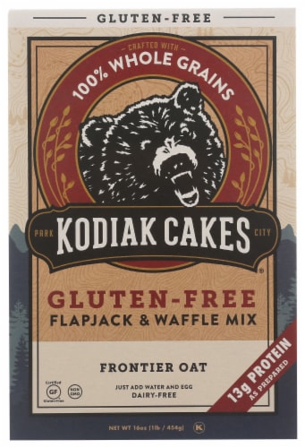 Kodiak® Gluten Free Frontier Oat Flapjack & Waffle Mix Perspective: front