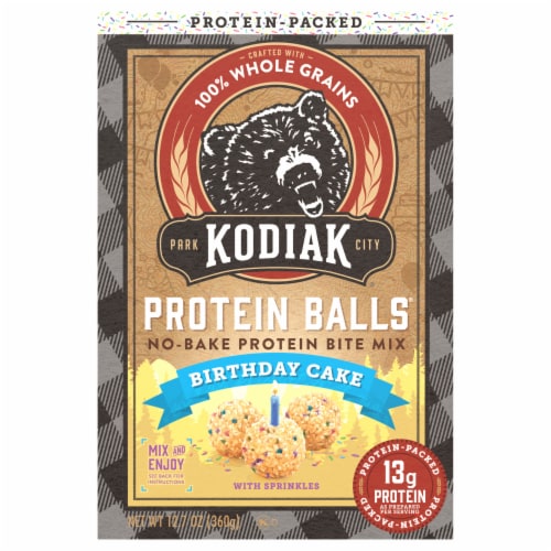 Kodiak Cakes Birthday Cake Protein Balls® Mix Perspective: front