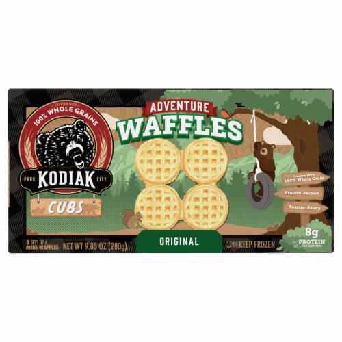 Kodiak® Cubs Original Adventure Mini Waffles Perspective: front
