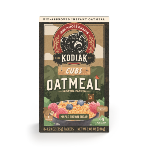 Kodiak Maple Brown Sugar Oatmeal Packets Perspective: front