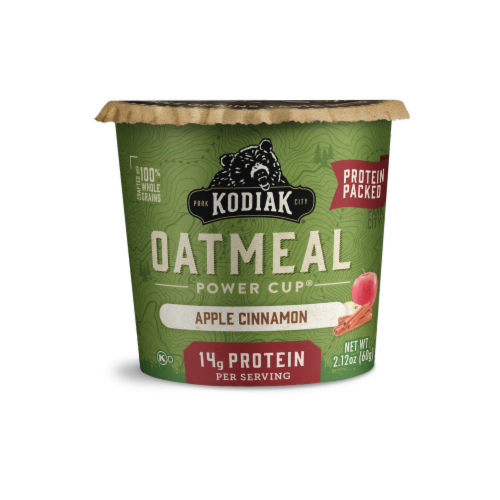 Kodiak® Protein-Packed Apple Cinnamon Oatmeal Power Cup® Perspective: front