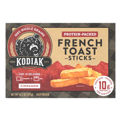 Kodiak® Protein-Packed Cinnamon French Toast Sticks Perspective: front