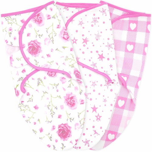 Bublo Baby Swaddle Blanket Boy Girl, 3 Pack Small Size Newborn