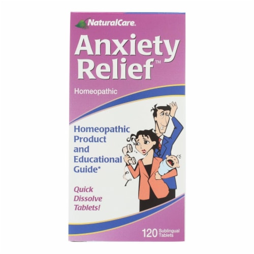 NaturalCare Anxiety Relief Homeopathic Sublingual Tablets, 120 ct - Gerbes  Super Markets