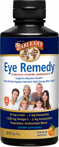 Barlean's Eye Remedy Tangerine Swirl Perspective: front