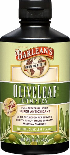 Barlean's  Olive Leaf Complex   Natural Perspective: front