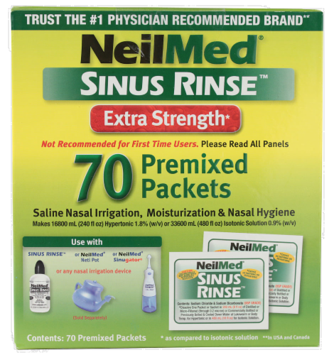 Neilmed Sinus Rinse Refill Packets, 100 Ct ( Package may vary)