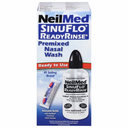 NeilMed Sinus Rinse Saline Nasal Rinse Premixed Packets - 100ct