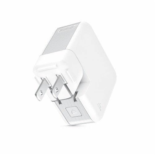 Just Wireless Phone & Laptop Charger with Power Delivery - Alpine White Perspective: front