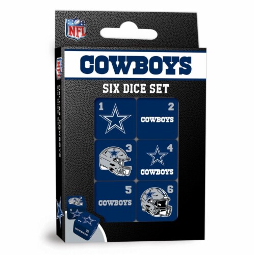 Masterpieces Dallas Cowboys Dice Set 19Mm Officially Licensed 6-Piece ...