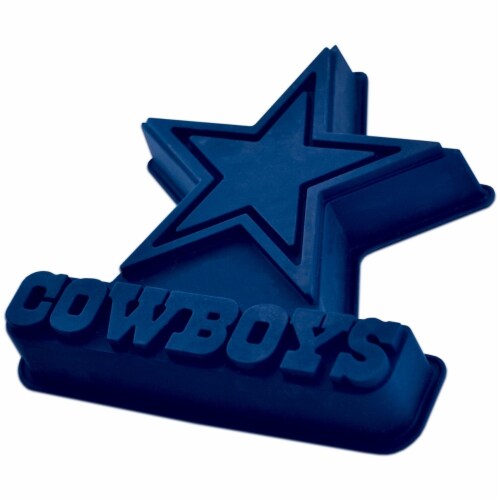 MasterPieces Game Day - FanPans NFL Dallas Cowboys Team Logo Silicone Cake Pan - Dishwasher Perspective: front