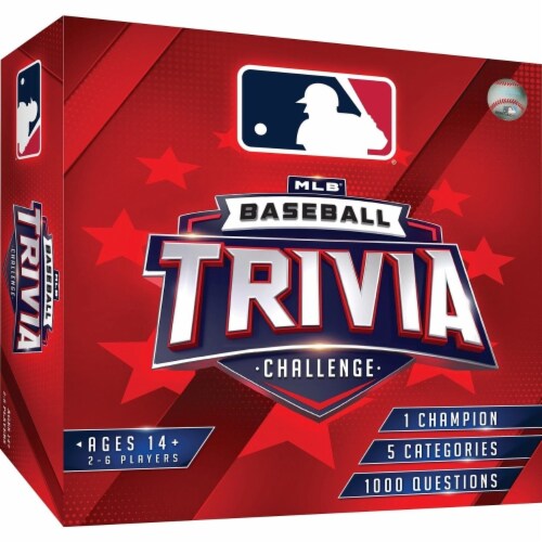 MasterPieces Family Game - MLB Baseball Trivia Game - Officially Licensed Game for Kids & Perspective: front