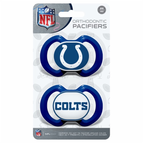 Indianapolis Colts 2-Pack Pacifiers Perspective: front
