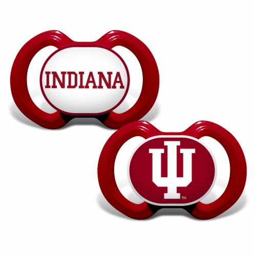 Classic Impressions Indiana Hoosiers NCAA Baby Fanatic Pacifiers Perspective: front