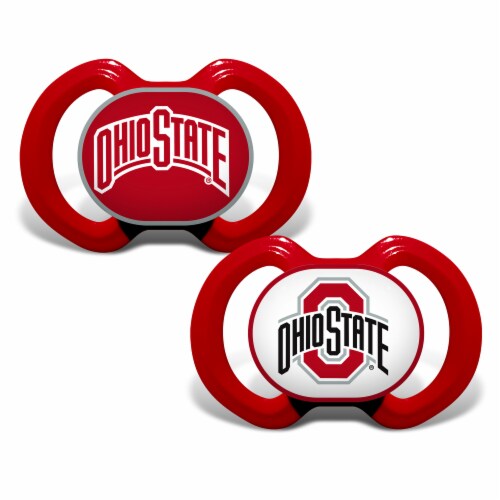 NCAA Ohio State Baby Fanatic Buckeyes Pacifiers Perspective: front