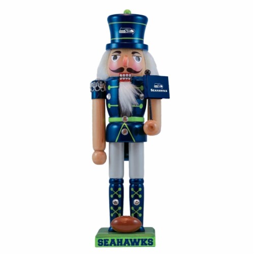 Seattle Seahawks Collectible Nutcracker, 1 unit Harris Teeter