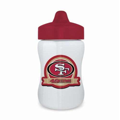 Baby Fanatic Toddler and Baby Unisex 9 oz. Sippy Cup NFL San Francisco 49ers Perspective: front