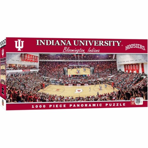 Masterpieces Indiana Hoosiers® - 1000 Piece Panoramic Jigsaw Puzzle Perspective: front