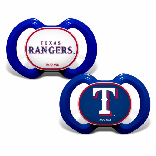 Classic Impressions Texas Rangers™ Pacifiers Perspective: front