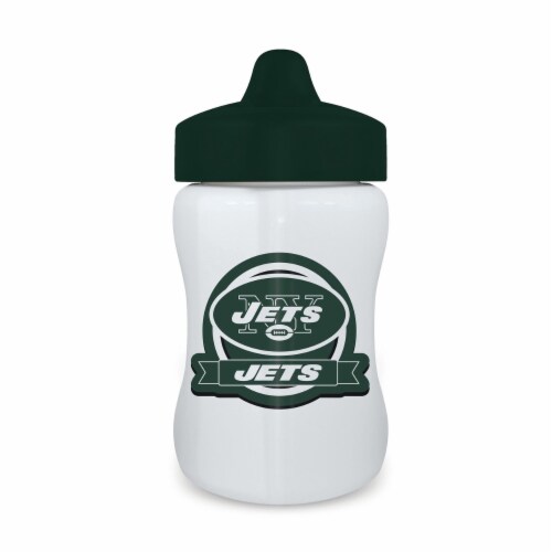 Baby Fanatic Toddler and Baby Unisex 9 oz. Sippy Cup NFL New York Jets Perspective: front
