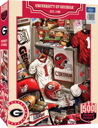MasterPieces University of Georgia® Locker Room Puzzle Perspective: front