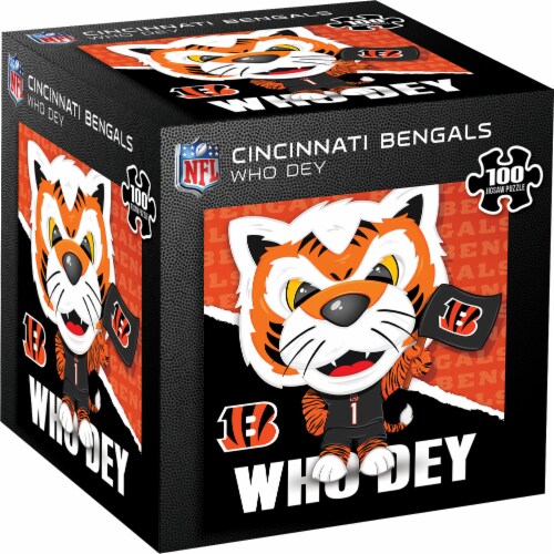 MasterPieces Cincinnati Bengals Who Dey Square Puzzle Perspective: front